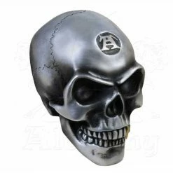 Decoration - ALCHEMY GOTHIC - Metalised Alchemist Skull