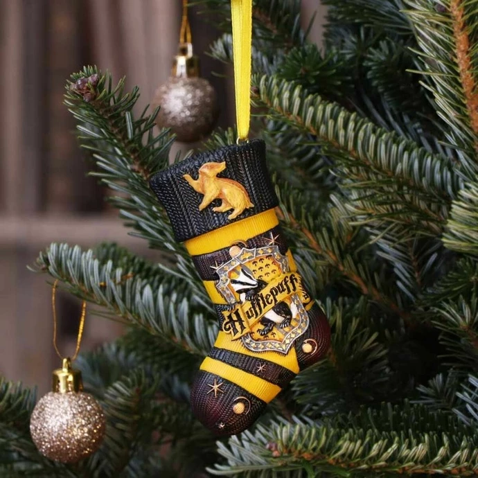 Christmas Decoration (ornament) Harry Potter - Hufflepuff Stocking 4 Christmas Decoration (ornament) Harry Potter - Hufflepuff Stocking - Image 2
