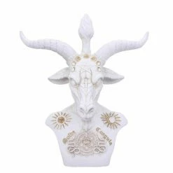 Decoration (bust) Baphomet - White