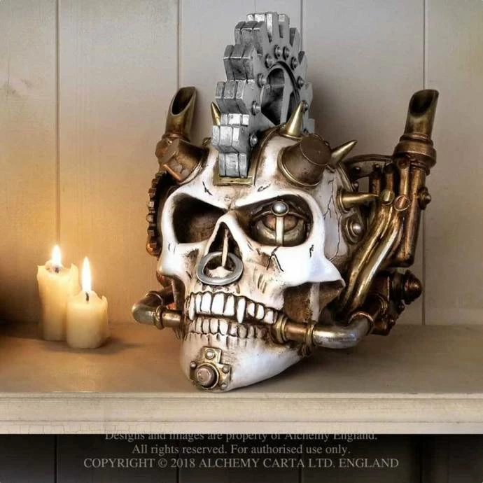 Decoration ALCHEMY GOTHIC - Steamhead Skull 6 Decoration ALCHEMY GOTHIC - Steamhead Skull - Image 4