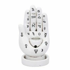 Decoration (incense) Palmistry Backflow - White
