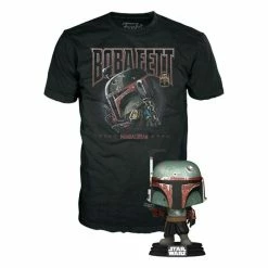 Set (figure+t-shirt) Star Wars - The Mandalorian POP! - Boba Fett