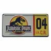 Sign Jurassic Park - Replica 1/1 Dennis Nedry License Plate -Figures Shop x fntk jp 131