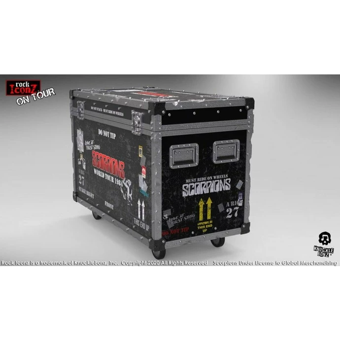 Decoration Scorpions - Rock Iconz On Tour World Tour 1984 Road Case Statue + Stage Backdrop - KNUCKLEBONZ 5 Decoration Scorpions - Rock Iconz On Tour World Tour 1984 Road Case Statue + Stage Backdrop - KNUCKLEBONZ - Image 3