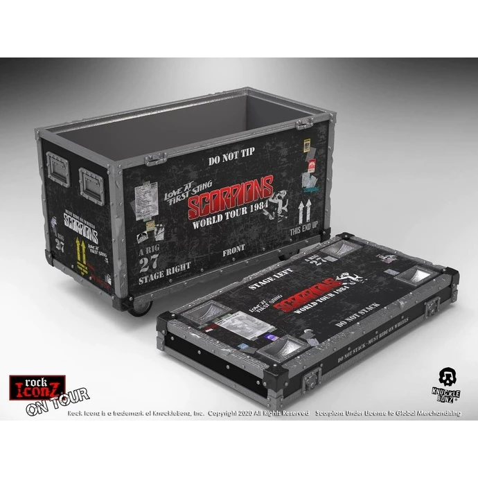 Decoration Scorpions - Rock Iconz On Tour World Tour 1984 Road Case Statue + Stage Backdrop - KNUCKLEBONZ 6 Decoration Scorpions - Rock Iconz On Tour World Tour 1984 Road Case Statue + Stage Backdrop - KNUCKLEBONZ - Image 4